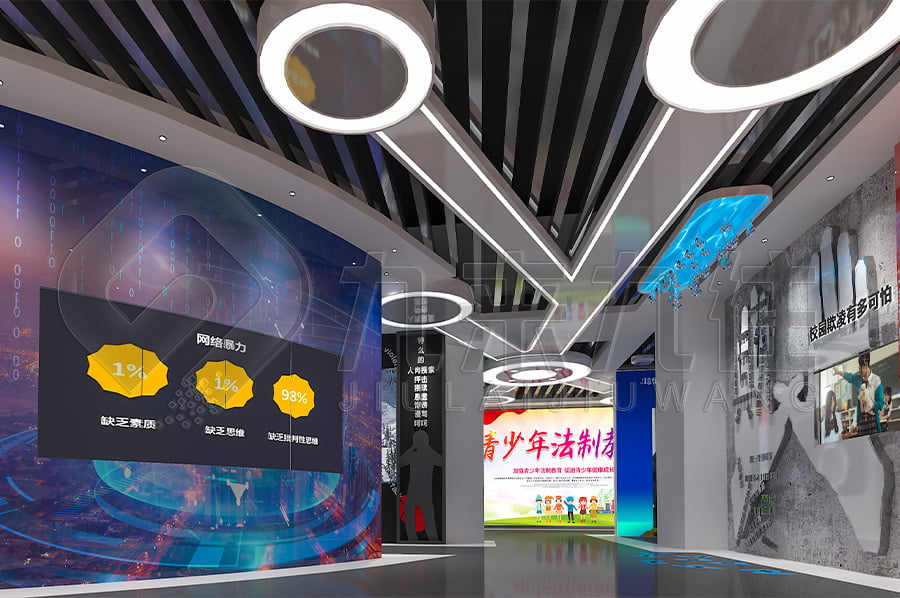 法制展館，法治文化教育展館方案策劃公司，政法委法治教育展館設(shè)計圖片