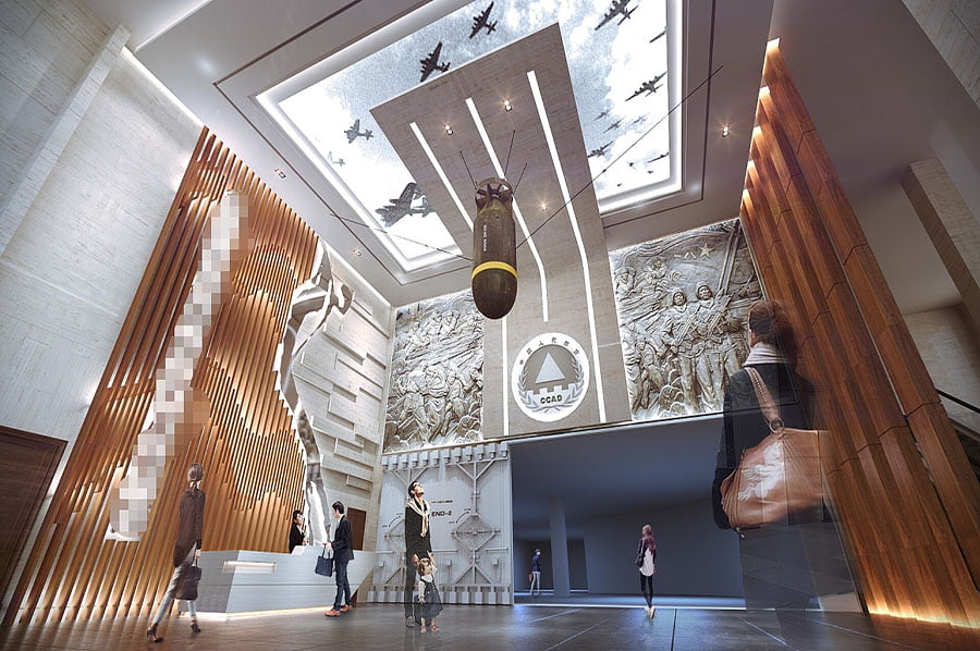 國防人防宣教體驗館設(shè)計效果圖 國防人防宣教體驗館設(shè)計效果圖