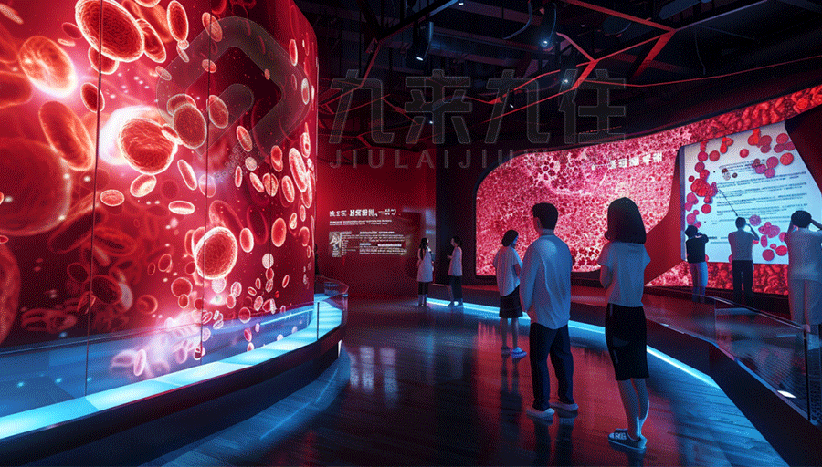 市中心血站血液科普教育基地效果圖 市中心血站血液科普教育基地效果圖