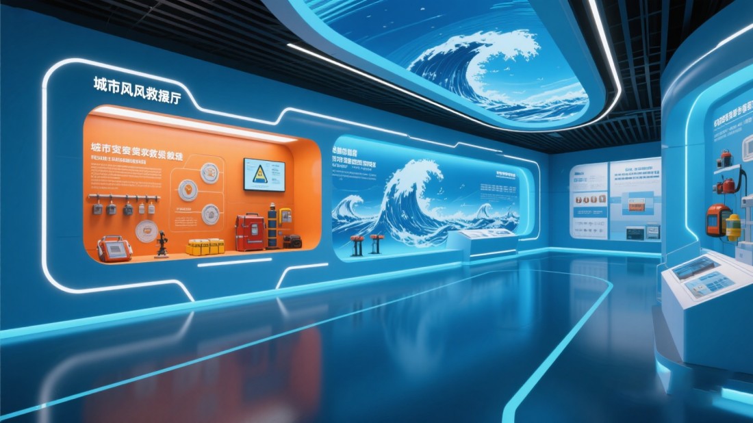 多媒體防震減災(zāi)科普教育基地效果圖 多媒體防震減災(zāi)科普教育基地效果圖