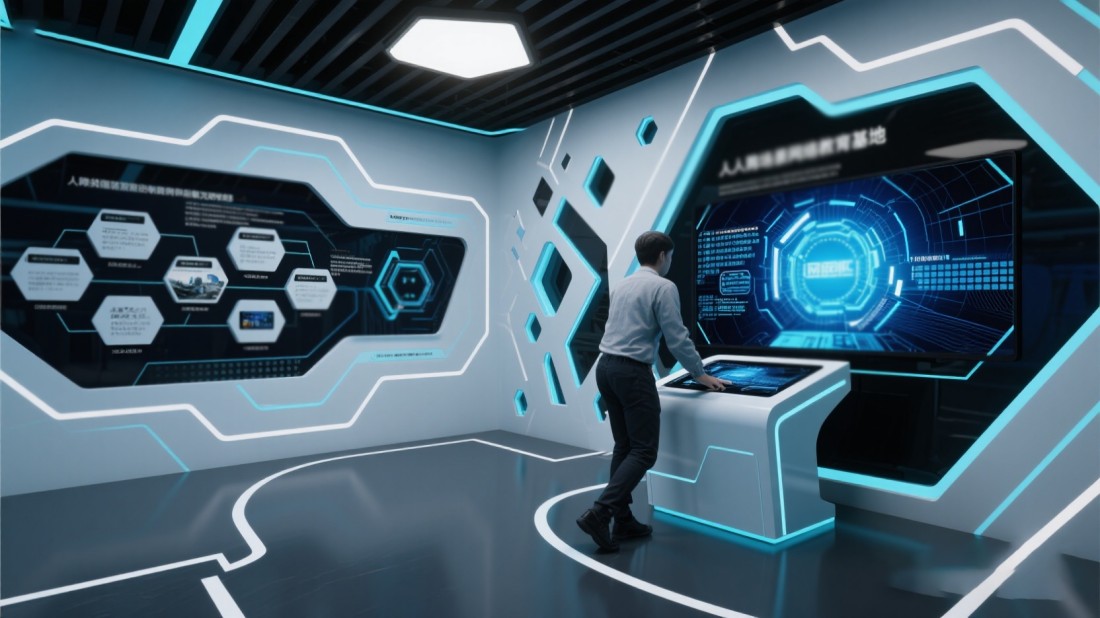 數(shù)字化網(wǎng)絡(luò)安全教育基地效果圖